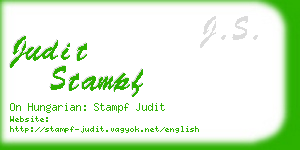 judit stampf business card